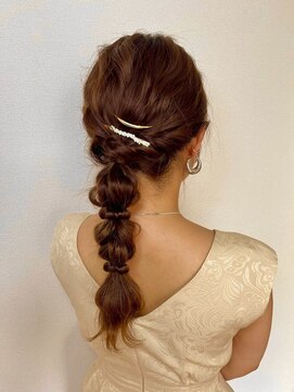 リベルタ(liberta) パーティーヘアセット/編みおろしアレンジ