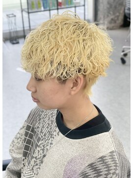 デュー 栄(DEW) 【DEW】波巻きツイストスパイラルパーマ/ツイスパ/ブリーチ