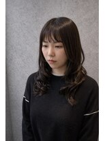 テラ(terra)&nbsp;ショコラブラウンの透け感カラー＆ニュアンスウェーブ