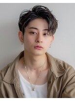 アース 東戸塚店(HAIR & MAKE EARTH) 爽やか◎リバースセンターパート×ブリーチなしカラー/夏髪
