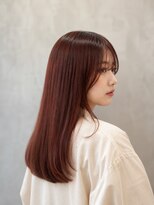ジールサロン つくば本店&nbsp;ブリーチ無し暖色カラー/10代20代30代
