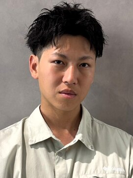ソウル 福山駅前店(SOUL.) ツイストスパイラル 刈り上げ アップバング ツーブロック