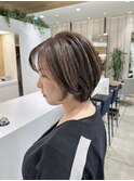 ハイライトローライト　白髪染めを使わない白髪染め