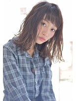 siena オン眉×無造作ウェッティーミディ