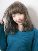 マットブラウンアッシュでふんわり透明感☆