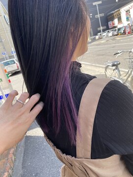 ヴァンカウンシル 金山(VANCOUNCIL kanayama) インナーカラー×ラベンダー