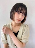 ミニボブとインナーカラー【アフロート 吉祥寺　緒方】