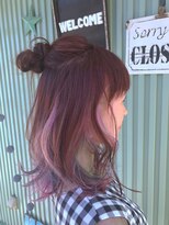 美容室 マナ(MaNa)&nbsp;ミディアムボブ☆インナーデザインカラー