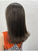 艶髪ストレート×透明感カラー☆
