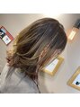 オーブ ヘアー ヴォーグ 京都3号店(AUBE HAIR vogue) バレイヤージュ×インナーカラー