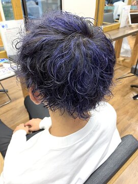 ルッカヘアガーデン バイ ラッシュゴールド(RUCCA HAIR GARDEN by LUSH GOLD) メッシュ×パーマ