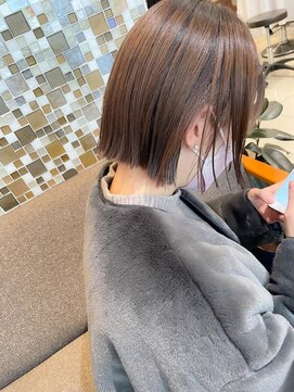 ネオリーブアイム 横浜西口店(Neolive aim) 顎ラインボブスタイル 【横浜】