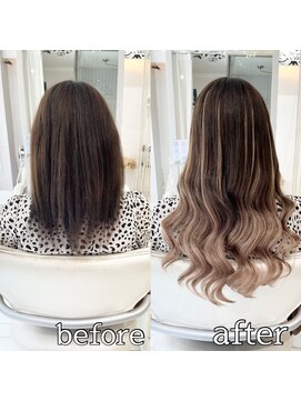 ヴォーグ(VOGUE) シールエクステでグラデーション☆