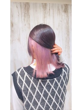 ゼルレーヴ(ZELE reve) ボブ×インナーカラー