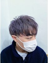ヘア スタジオ クリブ 北千住(HAIR STUDIO CRIB)&nbsp;アッシュグレーブリーチカラー