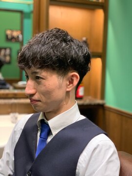 ヒロギンザ 青山店(HIRO GINZA) ツーブロマッシュパーマスタイル