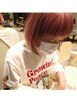 ビビト(bibito)&nbsp;bibito アクリルピンクベージュ　ウルフボブ