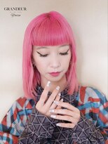 グランデュール 焼津店(GRANDEUR)&nbsp;【GRANDEUR焼津店】ケアブリーチオンカラー×ピンク