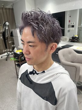 ノイズ キョウト(NOISM Kyoto) シルバーカラースパイキーショート