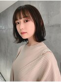 大人ボブ/丸み/くびれ/ボブ/髪質改善