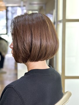 トランクサロンカッパード 大人ぱっつんボブ＋オーガニックカラー＋生コラーゲンTR