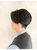 【メンズカット】直毛&多毛→くせ毛風パーマ #ビジネスマンヘア