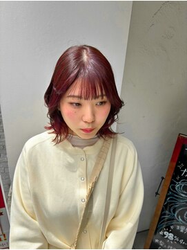 ウィル 京橋店(WiLL) ☆20代30代40代☆韓国レイヤーカット＋チェリーピンク