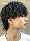 20代30代40代 雰囲気抜群マッシュウルフ×ソフトツイスト