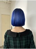 ロイヤルブルーハイトーンボブ