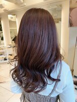 ヘアーアンドメイク ブリリアント(hair&make BRILLIANT)&nbsp;レッドブラウンカラー 30代ヘア  フローディアトリートメント