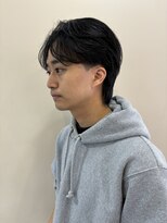 毛流れセンターパート