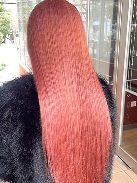 インク サカエ(inq sakae) 髪質改善/ダブルカラー/ホワイトピンク/ストレート