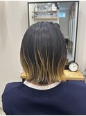 ［Soa 水谷］タッセルボブ×裾カラー