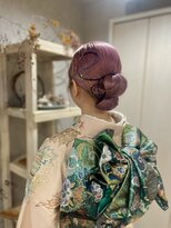 ベルトオブヴィーナス(Belt of venus)&nbsp;【着物ヘア】タイトヘアアレンジ