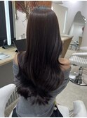 三重桑名韓国レイヤーカット顔まわりレイヤーボブヘアグレージュ
