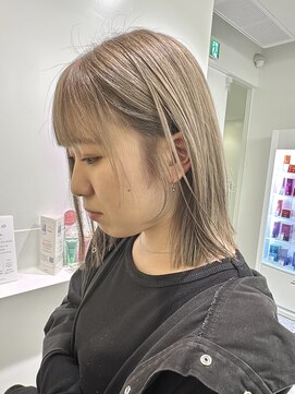 シーバイラヴィズム けやき通り2号店(Sea by LUVISM) 顔周りカットで差をつけるボブスタイル
