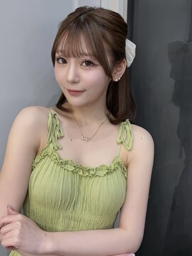 ロンドアヴァントゥス 池袋(Lond aventus) ミニウルフレイヤーカット顔周りカット前髪カット韓国ロング池袋