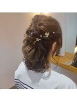 アロー(Arrow)&nbsp;結婚式アレンジヘア☆