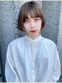 ナチュラルショートボブ
