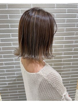 ニューヨークニューヨーク パピオス明石店(NYNY Mothers) ボブ×デザインハイライト