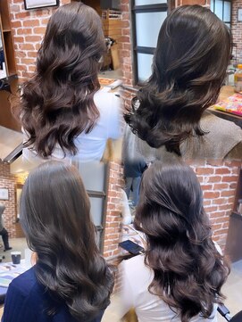 チョビー(Chobii) 表参道/コテ巻き風パーマ/韓国風パーマ/デジタルパーマ/k