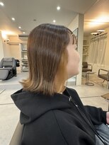 プレマ(Prema)&nbsp;外はねボブ×インナーカラー