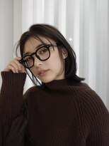 ヌヌ 渋谷 原宿 明治神宮前(nunu)&nbsp;レイヤーカットウルフカットボブグレージュオリーブべージュ