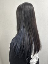 ジュノ(Jeuno)&nbsp;インナーカラー　グレージュ　ブルージュ　透け感