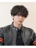 ワックス不要シャドウパーマ