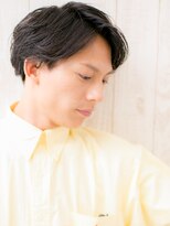 モッズヘアメン 札幌月寒店(mod's hair men) ダークアッシュ七三分け爽やかビジネスメンズショートr札幌月寒