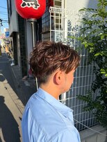 ザ ブライト バーバー(The BRIGHT BARBER)&nbsp;メンズマッシュ/センターパート/フェザーパーマ/10代/20代/30代