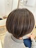 【シニア世代染め】リタッチ+カット