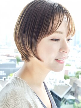 イチエ(ICHIE) ボブ前髪あり前髪なし面長丸顔/30代/40代/50代/ショート【高橋】