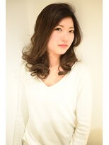 マハロ(MAHALO)&nbsp;【MAHALO鈴木】　フェミニティグレージュ×ふんわりカール